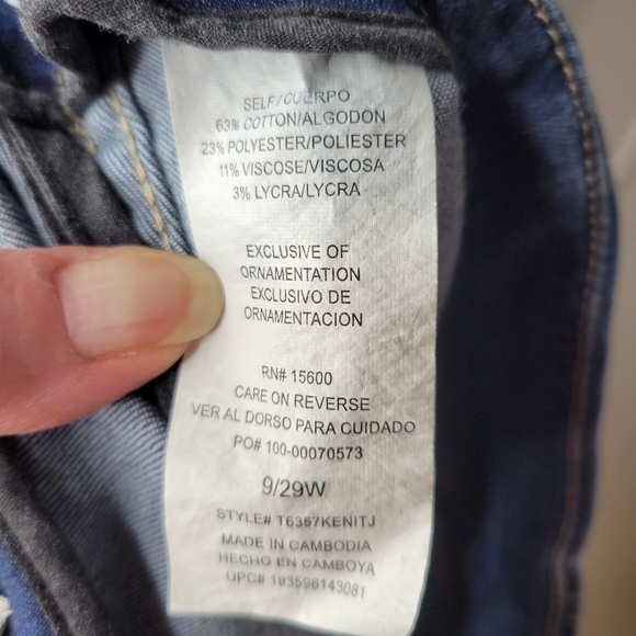 JOLT Denim Lyrca Mini Skirt NWT - Picture 2 of 9